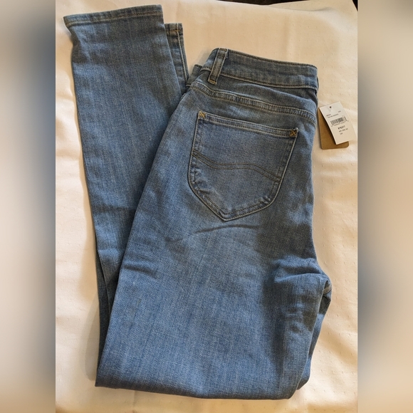 New Lee Legendary Skinny 38x30 Blue Denim Jeans, TC - Picture 6 of 14